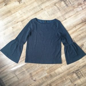 Blue Ann Taylor Petite blouse - size SP (EUC)